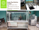 Quầy dài 2m4 hệ quầy hẹp Inox An