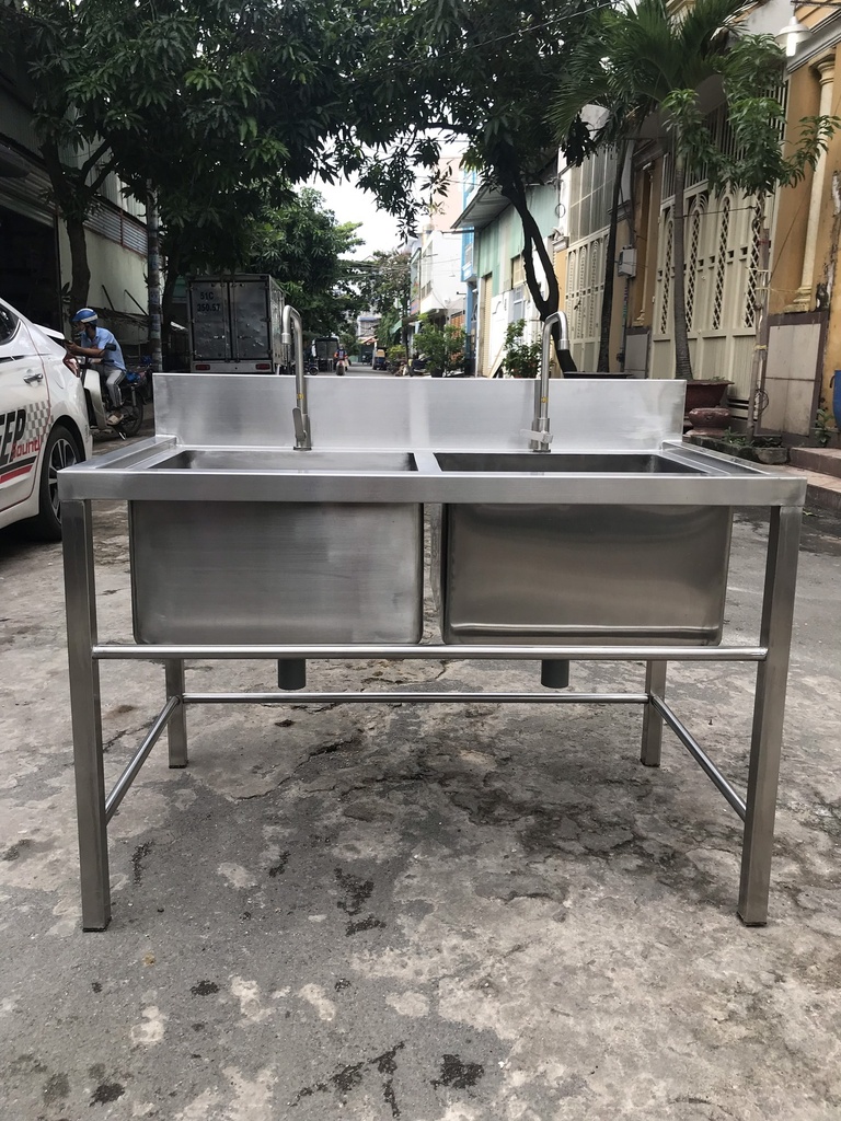 Quầy dài 2m4 hệ quầy hẹp Inox An