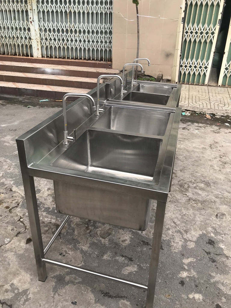 Quầy dài 2m4 hệ quầy hẹp Inox An