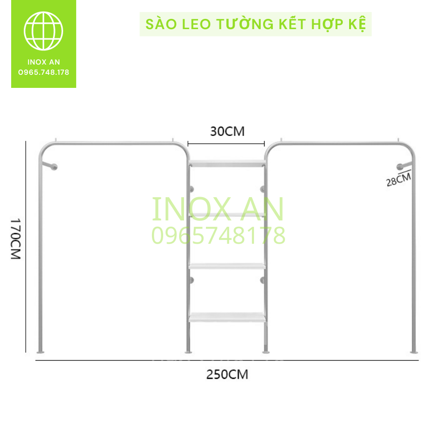 Các loại sào leo tường