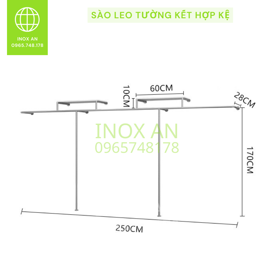 Các loại sào leo tường