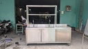 Quầy pha chế 2m 2 tầng tích hợp nhiều công năng, có lọc mỡ - Inox An (quán cà phê, quán bar, quán trà sữa)