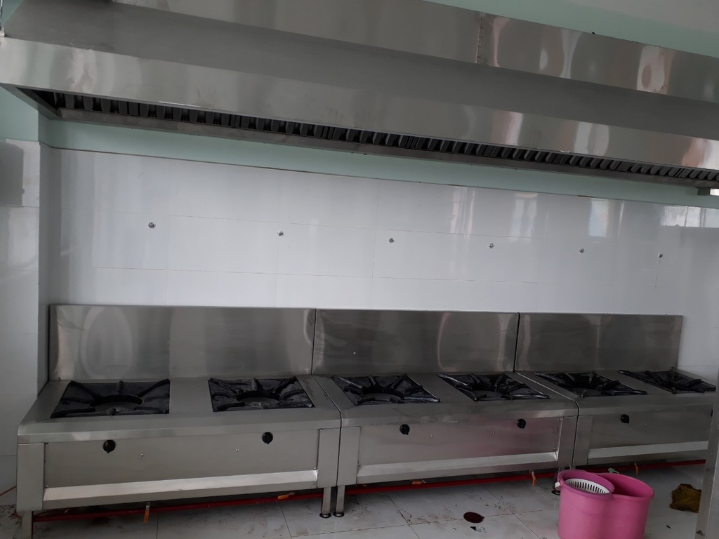 Bếp nấu ăn công nghiệp bằng điện inox 304 - Inox An - (bếp công nghiệp)